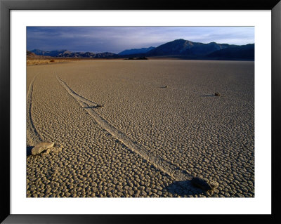 Moving Rocks Of Death Valley, Death Valley National Park, California, Usa by Brent Winebrenner Pricing Limited Edition Print image