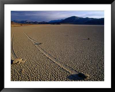 Moving Rocks Of Death Valley, Death Valley National Park, California, Usa by Brent Winebrenner Pricing Limited Edition Print image
