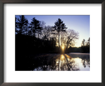 Dawn At The Nature Conservancy's Preserve, Lamprey River Below Packer's Falls, New Hampshire, Usa by Jerry & Marcy Monkman Pricing Limited Edition Print image