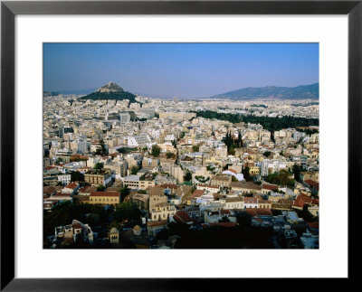 Lykavittos Hill And Cityscape, Athens, Greece by Anders Blomqvist Pricing Limited Edition Print image