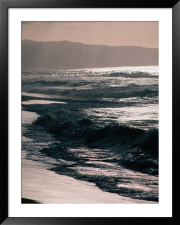 Surfing Territory: Sunset Beach On The North Shore, Oahu, Oahu, Hawaii, Usa by Lawrence Worcester Pricing Limited Edition Print image