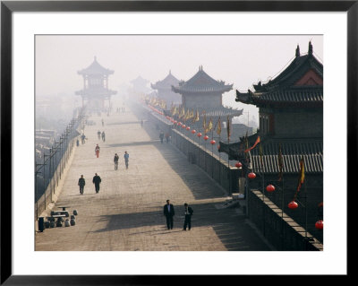 On Ancient City Wall Near North Gate, Xi'an, China by Greg Elms Pricing Limited Edition Print image