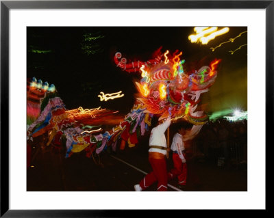 Dragon During New Year's Celebration On Market Street Chinatown, San Francisco, Usa by John Elk Iii Pricing Limited Edition Print image