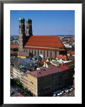 Towers Of Frauenkirche (Church Of Our Lady), Munich, Germany by Wayne Walton Pricing Limited Edition Print image