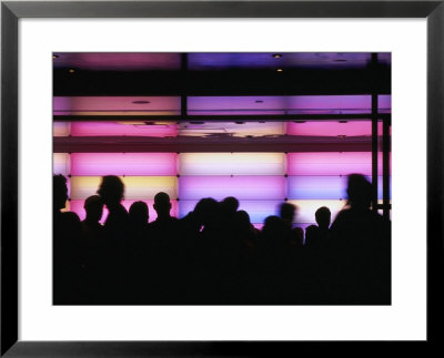 People Silhouetted Inside The Cruise Bar, Sydney, Australia by Holger Leue Pricing Limited Edition Print image