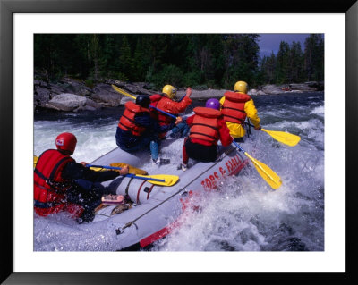 Whitewater Rafting On Valan, Jamtland, Sweden by Anders Blomqvist Pricing Limited Edition Print image