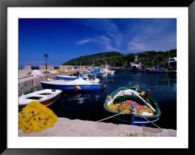 Moored Boats, Greece by David Tipling Pricing Limited Edition Print image