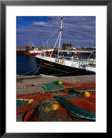 Nets On Howth Harbour, Dublin, County Dublin, Ireland, Leinster by Doug Mckinlay Pricing Limited Edition Print image