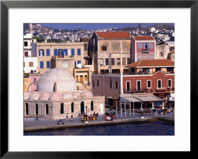Mosque Of The Janissaries On The Waterfront, Hania, Crete, Greece by Diana Mayfield Pricing Limited Edition Print image
