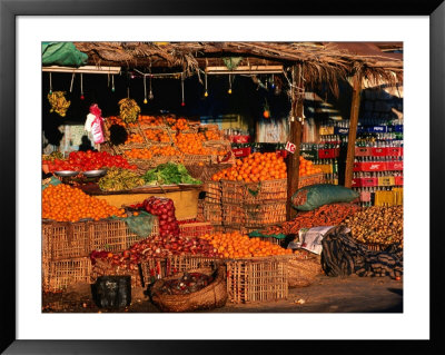 Vegetable And Fruit Stand, Sharm El-Sheikh, Egypt by John Elk Iii Pricing Limited Edition Print image