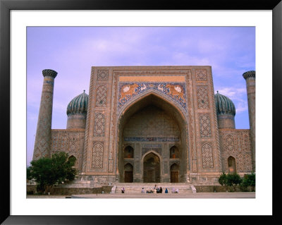 Entrance To Sher Dor Medressa, Uzbekistan by Martin Moos Pricing Limited Edition Print image
