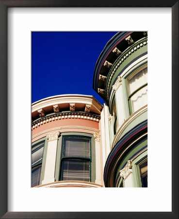 Detail Of Victorian Houses, Haight District, San Francisco, United States Of America by Richard Cummins Pricing Limited Edition Print image
