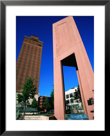 Millenium Tower In Downtown, Aurora, United States Of America by Richard Cummins Pricing Limited Edition Print image