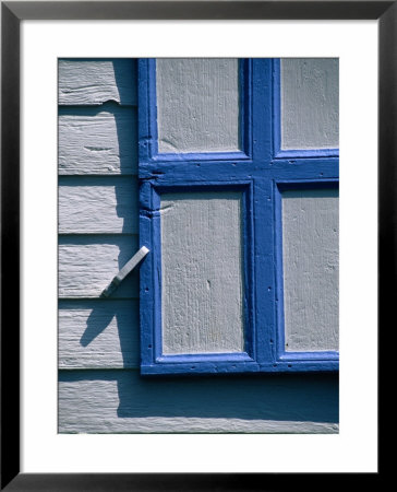 Shutter Detail From A Century Old Loyalist's Home, Hope Town, Elbow Cay, Marsh Harbour, Bahamas by Greg Johnston Pricing Limited Edition Print image