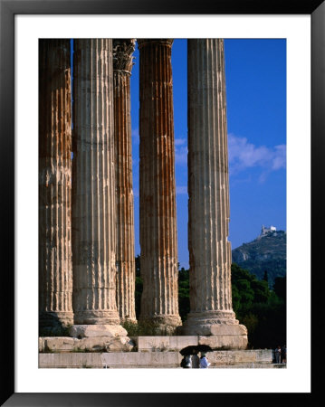 Temple Of Olymian Zeus At Zappeio With Lykavittos Hill Behind, Athens, Greece by Anders Blomqvist Pricing Limited Edition Print image