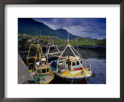 Trawlers At Rosroe In Killary Harbour, Connemara, Ireland by Gareth Mccormack Pricing Limited Edition Print image