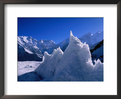 Ice Ridge On Tirich Glacier In Hindu Kush Range, Tirich Mir, Pakistan by Grant Dixon Pricing Limited Edition Print image
