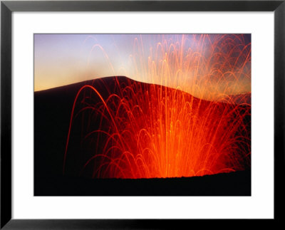 Yasur Volcano Erupting, Vanuatu by Richard I'anson Pricing Limited Edition Print image