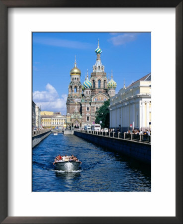 Griboedova Canal And Church Of The Spilled Blood, St. Petersburg, Russia by Jonathan Smith Pricing Limited Edition Print image