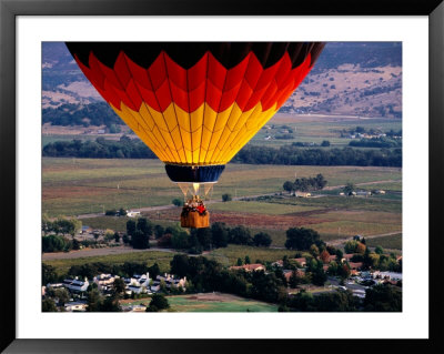 Hot Air Balloon Over The Napa Valley, Napa Valley, United States Of America by Jerry Alexander Pricing Limited Edition Print image