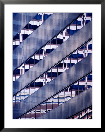 Reflection In Building Windows, Baltimore, Usa by Richard I'anson Pricing Limited Edition Print image