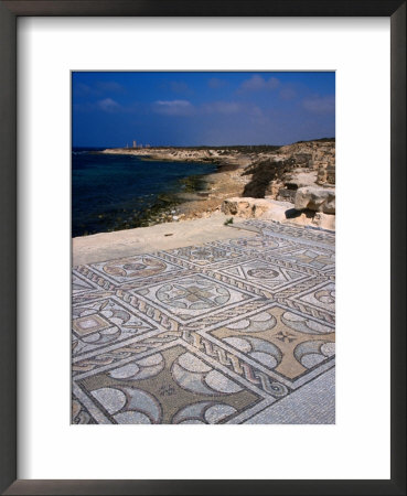 The Wonderfully Intact Byzantine Mosaics Of The Roman Baths At Sabratha, Sabratha, Libya by Patrick Syder Pricing Limited Edition Print image