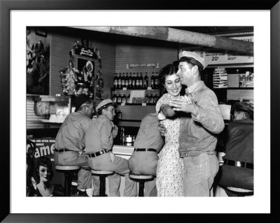 Couple Dancing At Rosie's Cafe by Carl Mydans Pricing Limited Edition Print image
