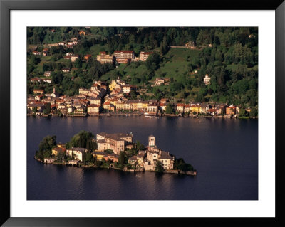 Isola San Guilio From Madonna Del Sasso, Milan, Italy by Stephen Saks Pricing Limited Edition Print image