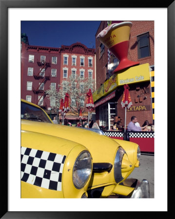 Greewich Village, Caliente Cab Company Restaurant And Bar, New York, New York, Usa by Walter Bibikow Pricing Limited Edition Print image