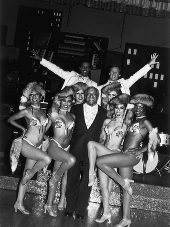 Comedian Redd Foxx, Las Vegas Show Girls, 1980 by Isaac Sutton Pricing Limited Edition Print image