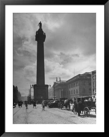 View Of Nelson's Pillar In Dublin by Hans Wild Pricing Limited Edition Print image