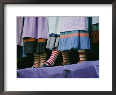 A View Of People Wearing Striped Stockings by Joe Scherschel Pricing Limited Edition Print image