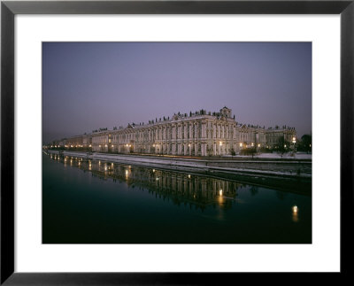 Night View Of The Hermitage Museum by Dick Durrance Pricing Limited Edition Print image