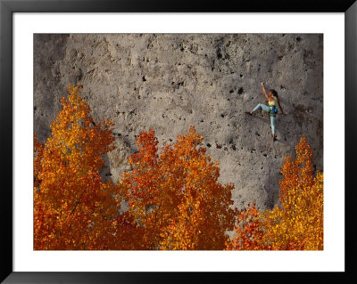 Climber On A Cliff Wall by Bill Hatcher Pricing Limited Edition Print image
