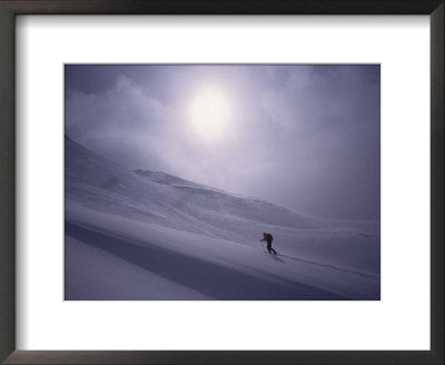 Cross-Country Skier In Landscape by Bill Hatcher Pricing Limited Edition Print image
