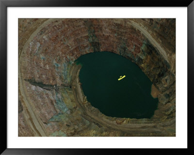Aerial View Of An Ultralight Plane Flying Over A Mine by Joel Sartore Pricing Limited Edition Print image