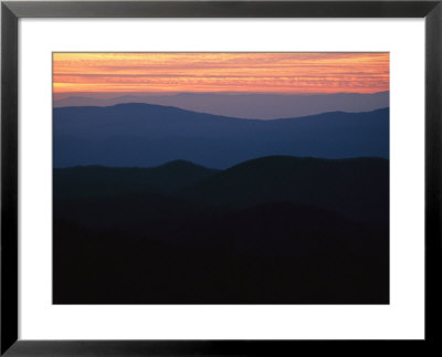 Sunset Over The Blue Ridge Mountains As Seen From Big Meadow by Raymond Gehman Pricing Limited Edition Print image