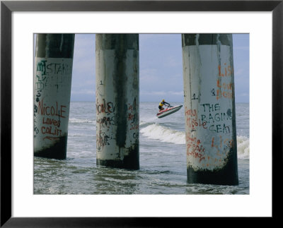 Graffiti-Covered Pilings by Robert Madden Pricing Limited Edition Print image