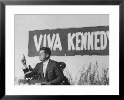 Senator John F. Kennedy Campaigning For President by Paul Schutzer Pricing Limited Edition Print image