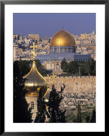 Dome Of The Rock, Temple Mount, Jerusalem, Israel by Jon Arnold Pricing Limited Edition Print image