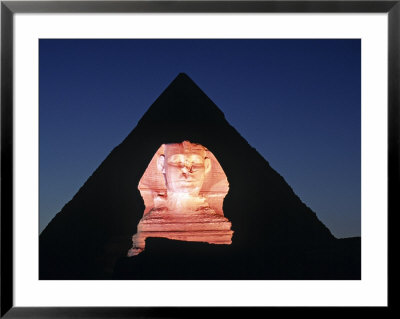 Sphinx And Pyramid, Giza, Cairo, Egypt by Gavin Hellier Pricing Limited Edition Print image