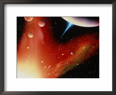 Space Illustration Titled Prolyx by Ron Russell Pricing Limited Edition Print image