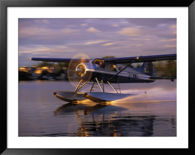 Float Plane Landing, Ak by Jim Oltersdorf Pricing Limited Edition Print image
