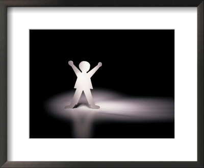 Paper Doll In Spotlight by Chuck Carlton Pricing Limited Edition Print image