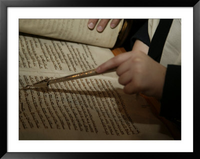 Boy Reading From Torah At Bar Mitzvah by Bill Keefrey Pricing Limited Edition Print image