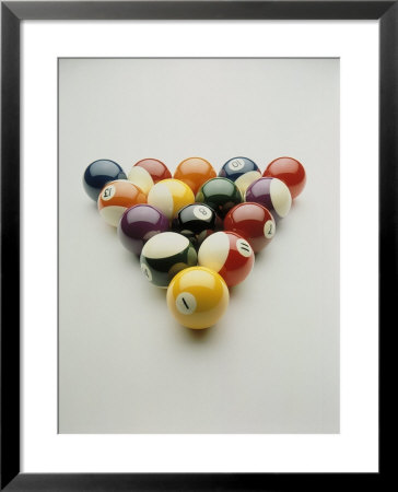 Pool Balls Racked Up by Howard Sokol Pricing Limited Edition Print image
