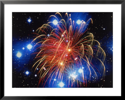 Fireworks And Stars by Terry Why Pricing Limited Edition Print image