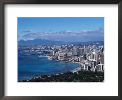 Aerial View Of Oahu, Honolulu, Hi by Barry Winiker Pricing Limited Edition Print image