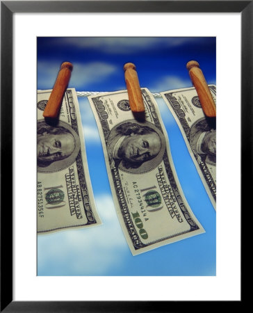 Money Hanging Out To Dry by Jess Kugler Pricing Limited Edition Print image