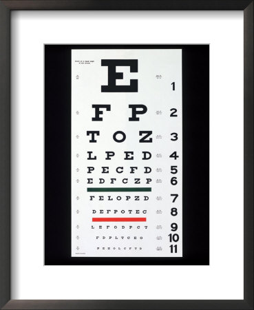 Eye Chart by Chuck Carlton Pricing Limited Edition Print image